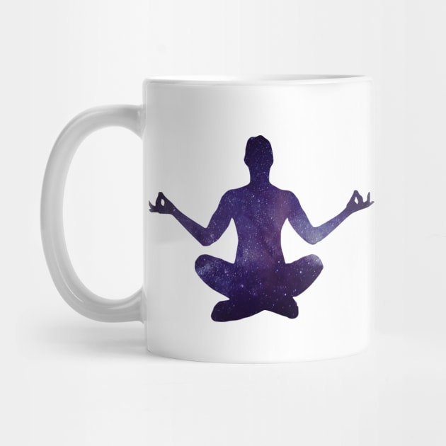 Cosmic Space Meditation Yoga by DesignsbyZazz